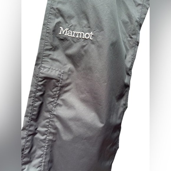 MARMOT Ladies Black Hiking Windbreaker Outdoor Pants RN#79448 Size Medium EUC - Picture 4 of 4